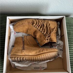 Minnetonka Fringe Boots